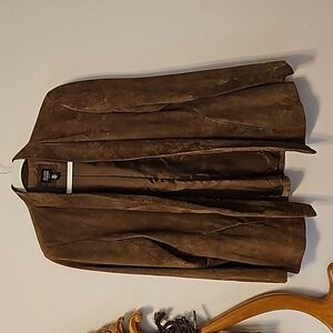 Eileen Fisher Goat Suede Jacket